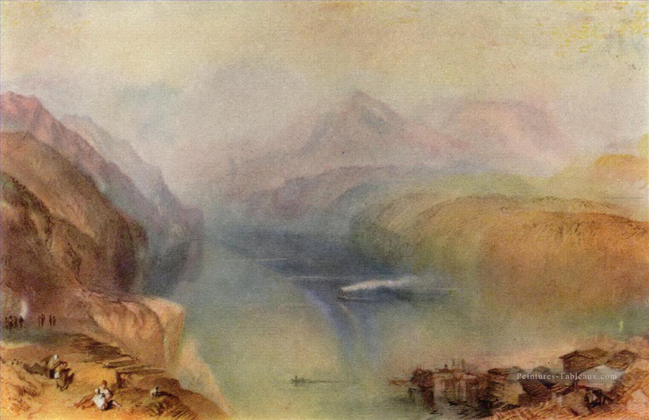 Lake Lucerne Turner Peintures à l'huile